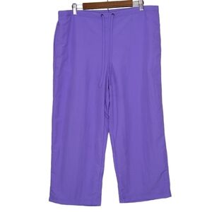 L.L Bean Women's High Rise Wide Leg Cropped Pants